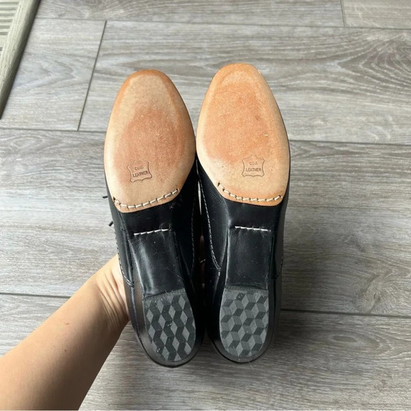 Vintage Contoura Black Full Leather  Lace Up Shoes - Picture 11 of 15